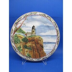 American Atelier Signals "Split Rock" 10 3/4" Dinner Plate EC